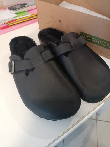 Ciabatte pelle unisex - pelle, tipo